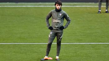 El portugués se ha entrenado al margen del resto del equipo