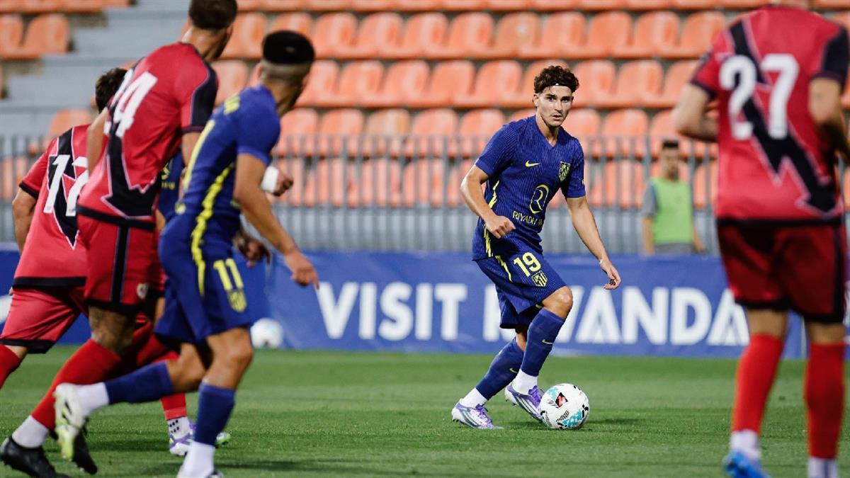 Empate entre Atlético de Madrid y el Rayo Vallecano en un partido de entrenamiento