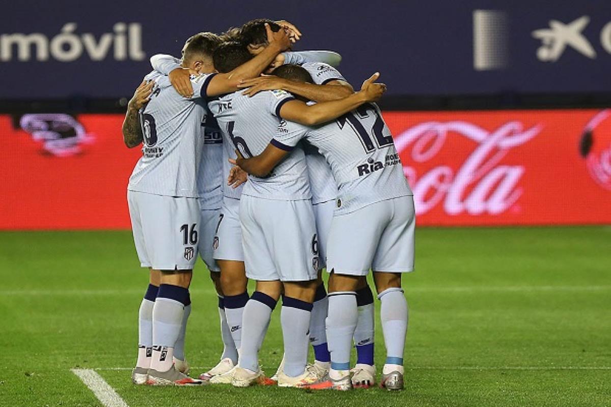 El Atlético cosechó una gran goleada a costa del Osasuna con un 0-5 en el Sadar