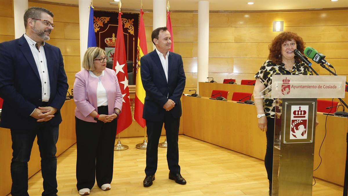 El alcalde de Coslada y el concejal de Educación han participado en el acto 