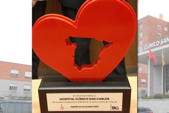 Este galardón ha sido entregado al centro hospitalario y a sus trabajadores por su lucha frente al coronavirus