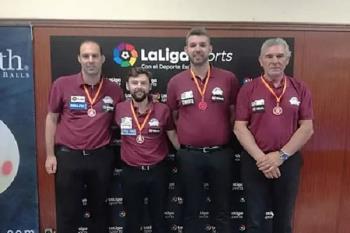 Tras finalizar segundo en el XXXV Campeonato Nacional de Liga de billar a 3 bandas por equipos