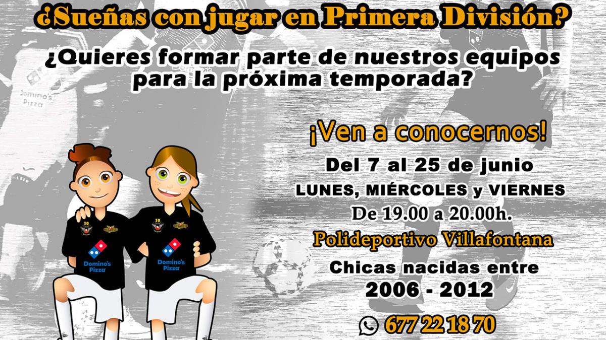 Podrán visitarles los lunes, miércoles y viernes de 19:00 a 20:00 horas en el Polideportivo Villafontana