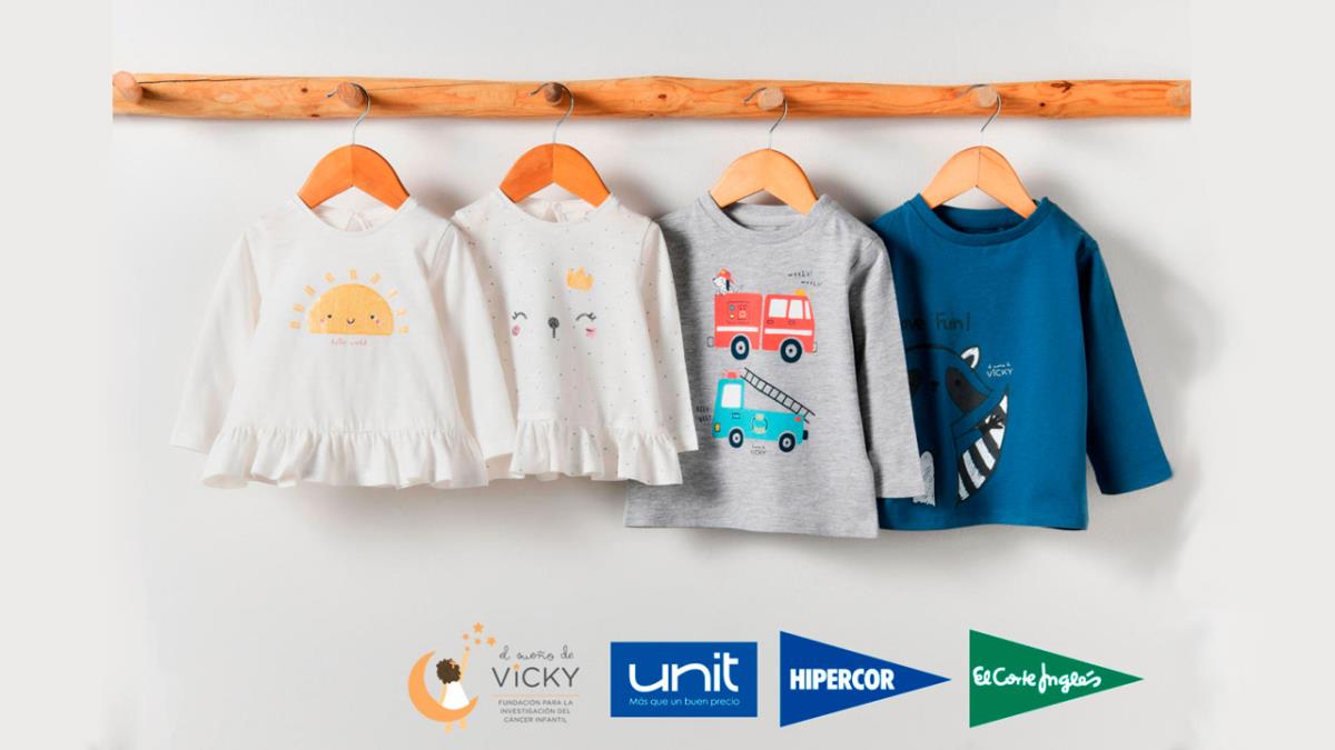 Este importe procede de la venta de camisetas infantiles de la marca Unit, diseñadas especialmente para esta causa
