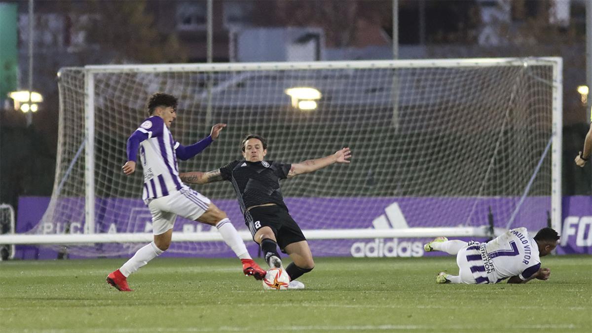 En un partido con mucha intensidad frente al filial pucelano