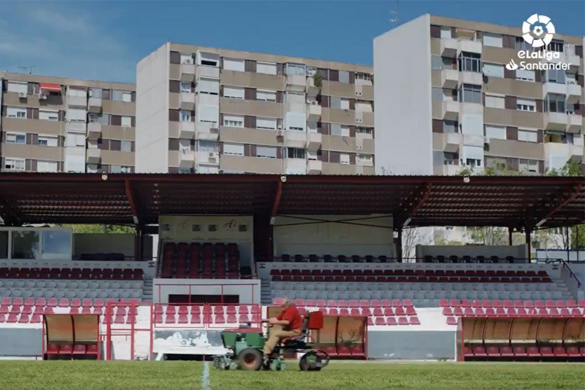El campo de la  Real Sociedad Deportiva de Alcalá ha sido el escenario elegido para promocionar la Liga Nacional de FIFA 2021