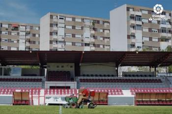 El campo de la  Real Sociedad Deportiva de Alcalá ha sido el escenario elegido para promocionar la Liga Nacional de FIFA 2021