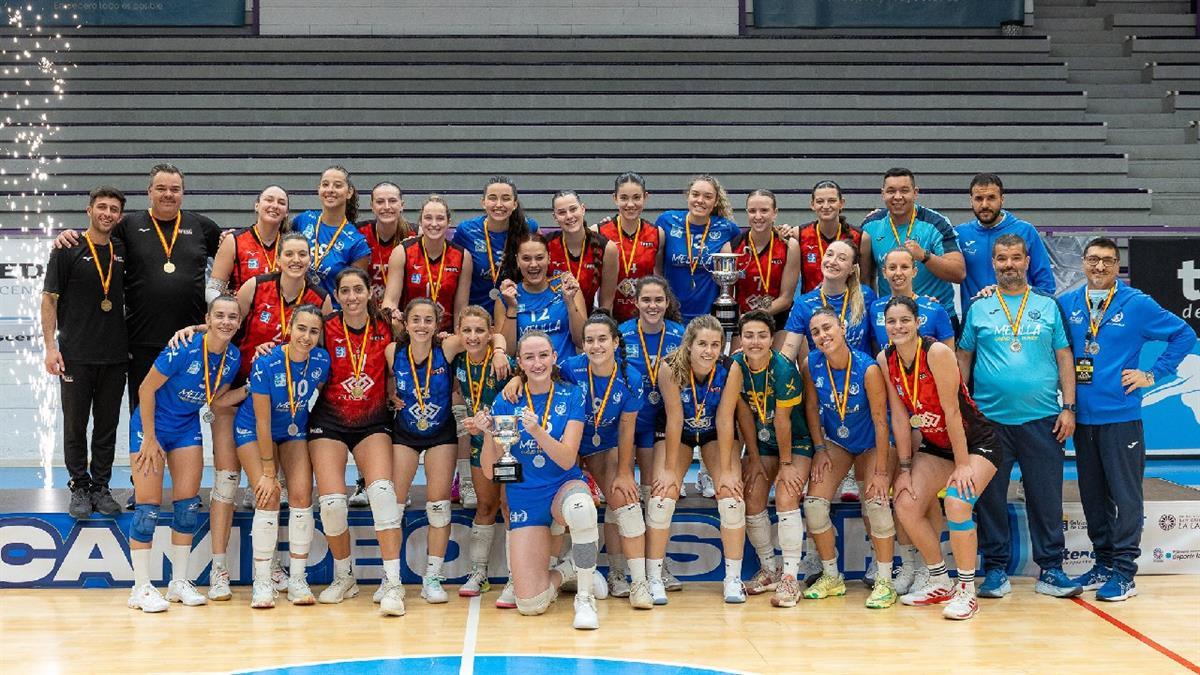 El 25-19 puso el definitivo 3-1 que coronó al FEEL Alcobendas 