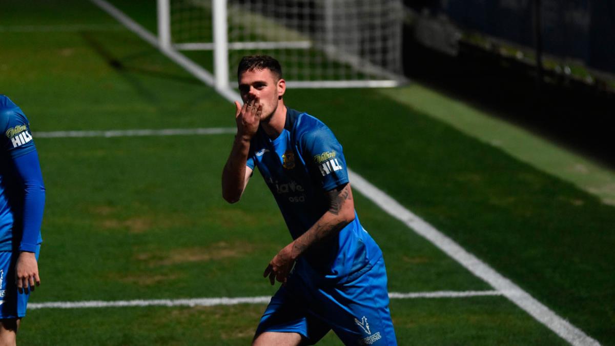 El gol de Borja Garcés en los últimos minutos sirvió para darle un punto al conjunto azulón