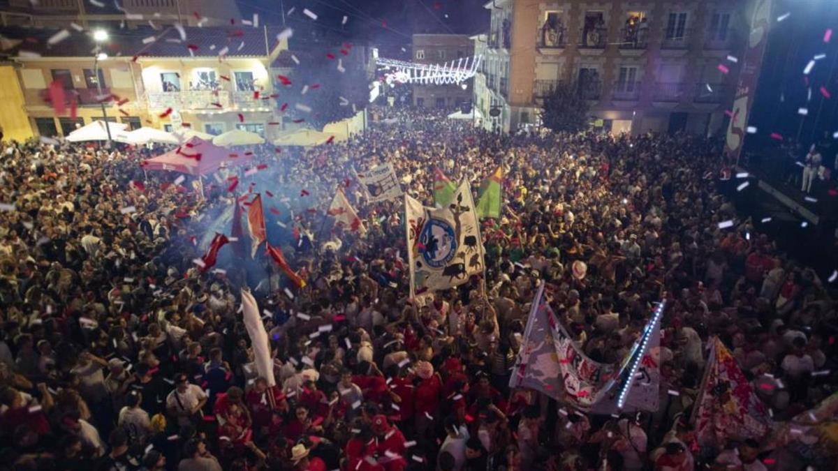 En la plaza de la Constitución