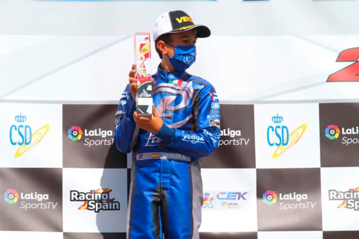 Se proclamó campeón en la categoría Mini en el circuito Kart Center de Campillos