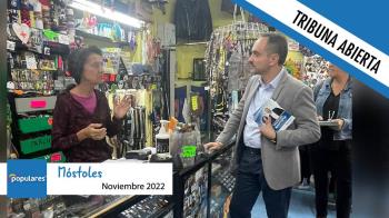 El Gobierno de Móstoles ahoga a los pequeños comerciantes y les invita a cerrar