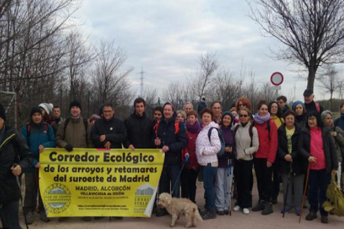 La marcha es por la defensa del entorno natural Meaques- Retamares 