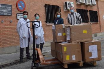 El Hospital Príncipe de Asturias ha recibido 18 respiradores, 1.000 mascarillas quirúrgicas y 120 gafas estancas