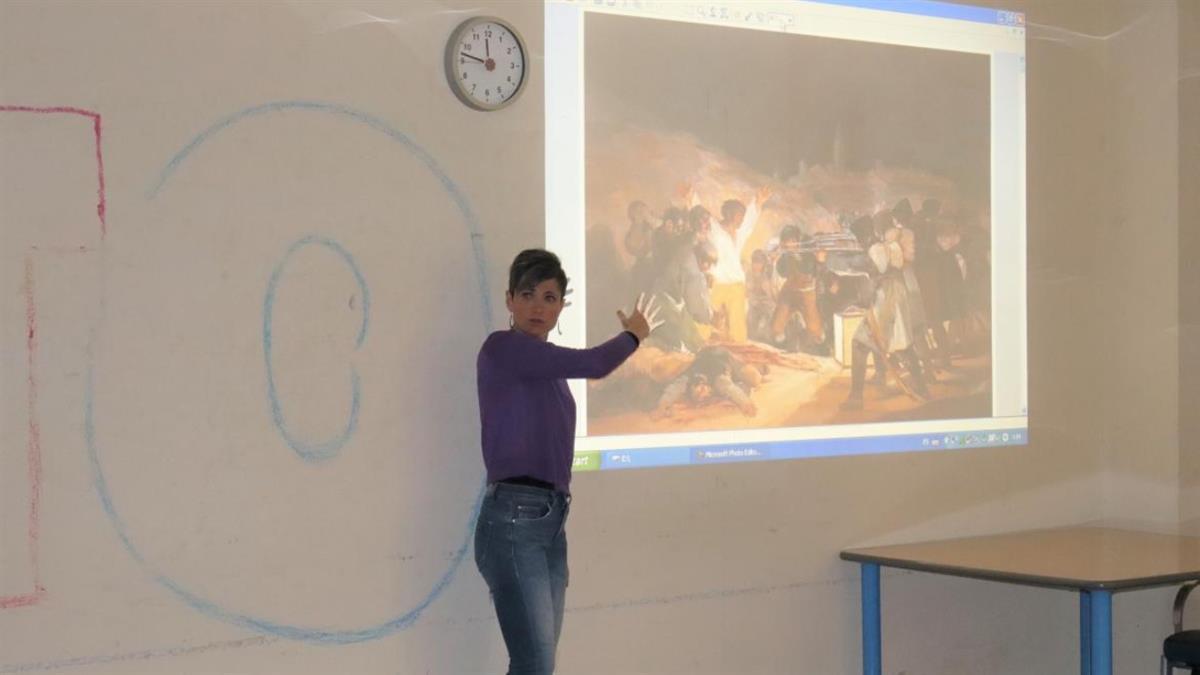 El centro ha acogido el programa 'Con verso a color' del Museo Nacional del Prado 