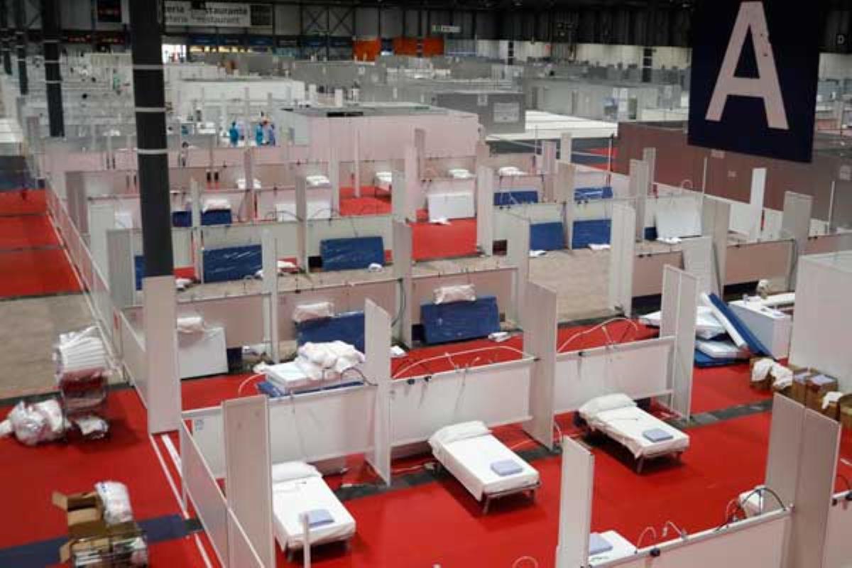 El pabellón 9 del recinto ferial, el único que permanece activo, adelanta su clausura prevista para el 15 de mayo