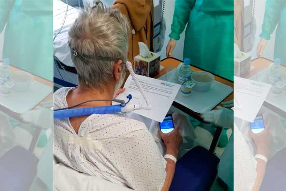 Los ingresados tienen la posibilidad de visitar virtualmente a sus mascotas o recibir mensajes de apoyo