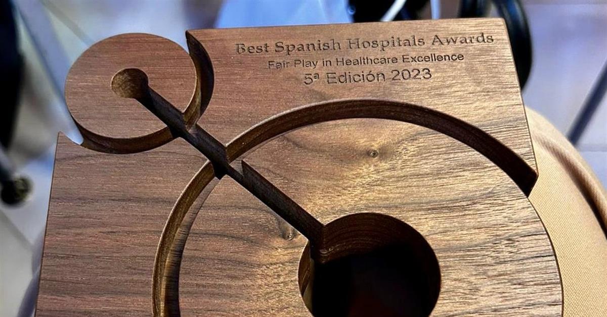 El centro ha recibido el galardón BSH en la categoría de "Procesos médicos"