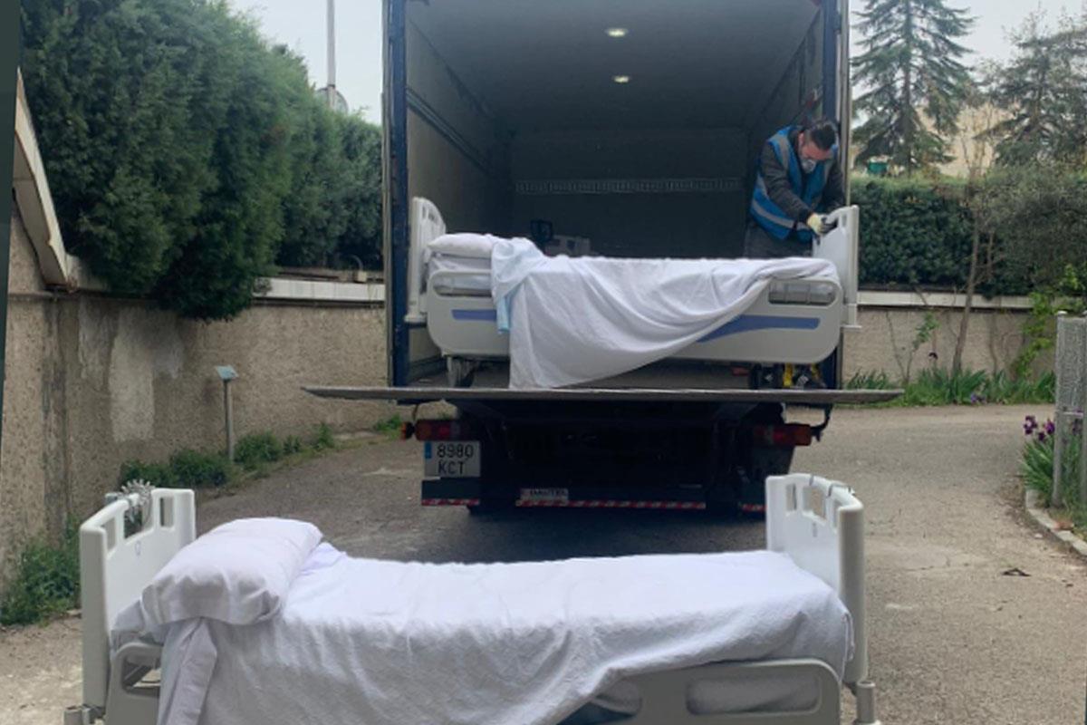 IFEMA es una de las zonas habilitadas para la atención de pacientes que más material sanitario necesita