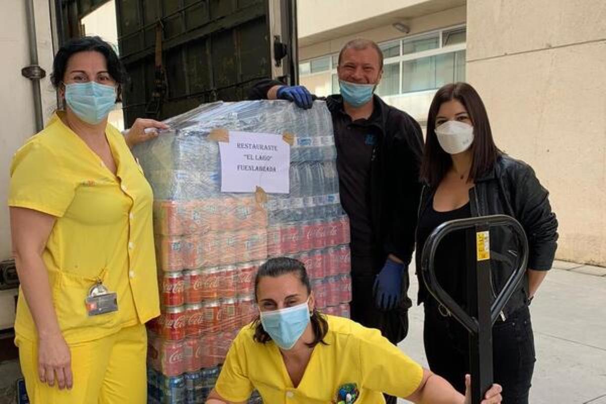 Este restaurante del Barrio de Loranca agradece así la labor de los trabajadores del hospital durante estos momentos difíciles