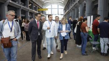 Engracia Hidalgo visita la V edición de la Feria de Empleo de Villaverde, `Emplea Villaverde´