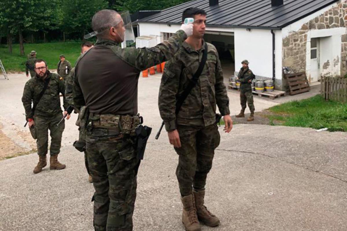 Están almacenados en el acuartelamiento de la Unidad de Apoyo Logístico Sanitario