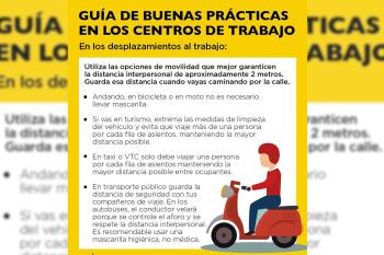 Aconsejan guardar dos metros de distancia cuando vayamos caminando por la calle 