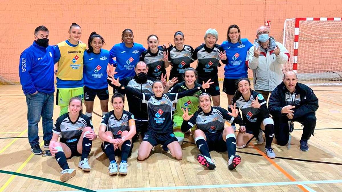 Las mostoleñas vencieron al InterSala por 6 a 2 y siguen tercera en la Primera división