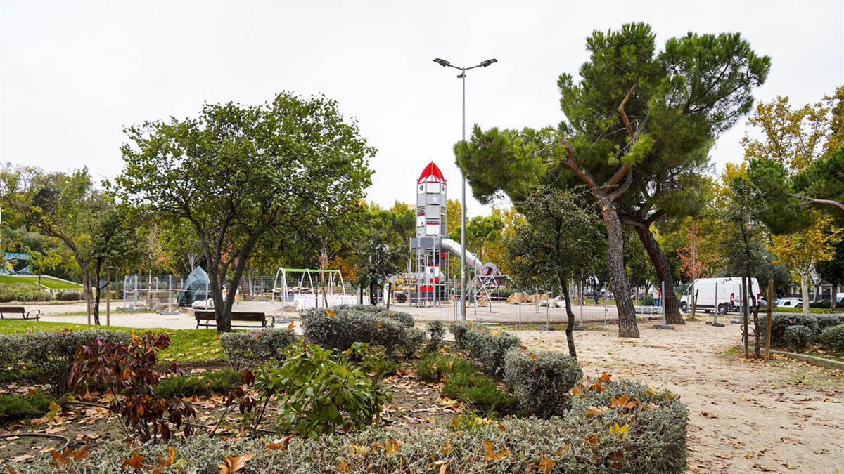 El nuevo parque infantil tendrá una extensión de 500 m² y contará con varios juegos