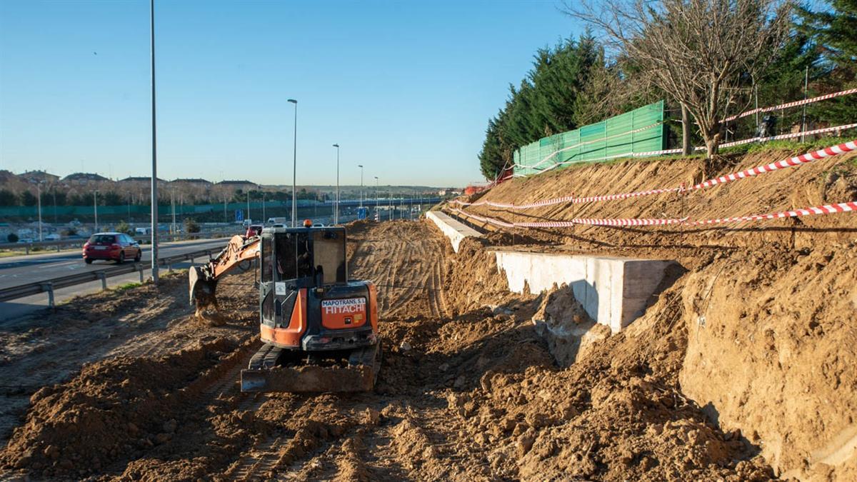 Los trabajos consistirán en modificar el acceso a la M-513 desde la estación de servicio