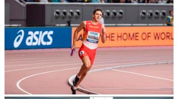 Nuestro atleta representó a España con el equipo de relevos de 4x400 mixto