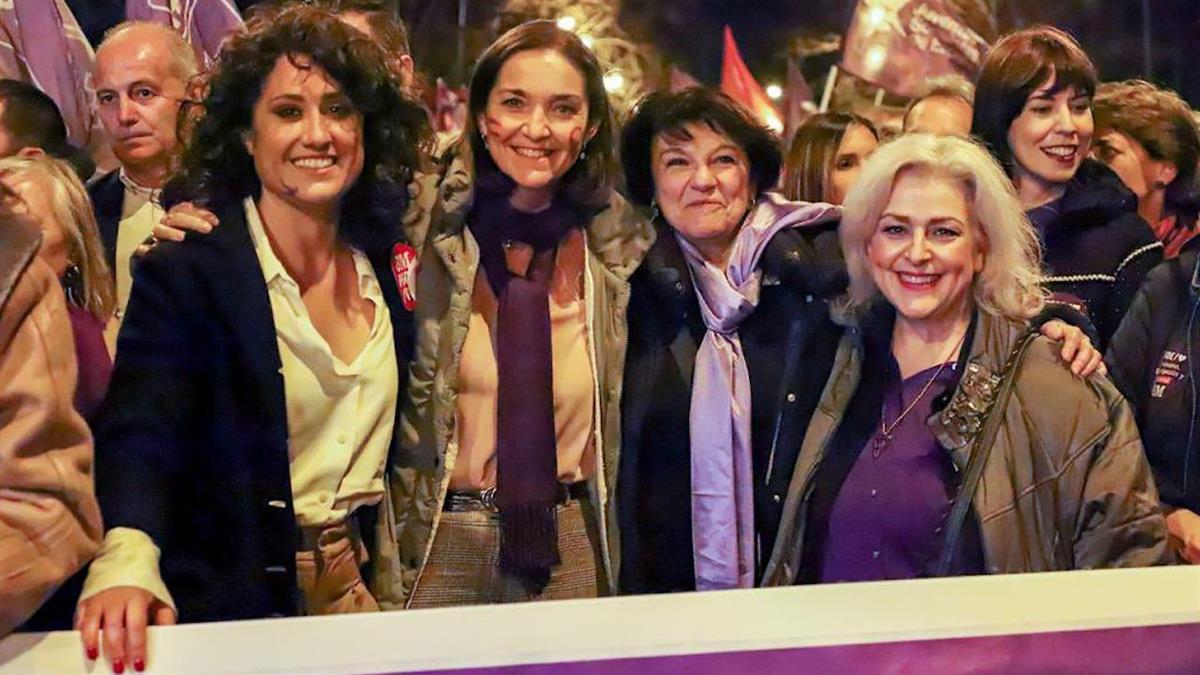 Las socialistas acuden a varios actos en distintos municipios madrileños, en un 8-M marcado por las desavenencias por la Ley Trans o la reforma del “solo sí es sí”