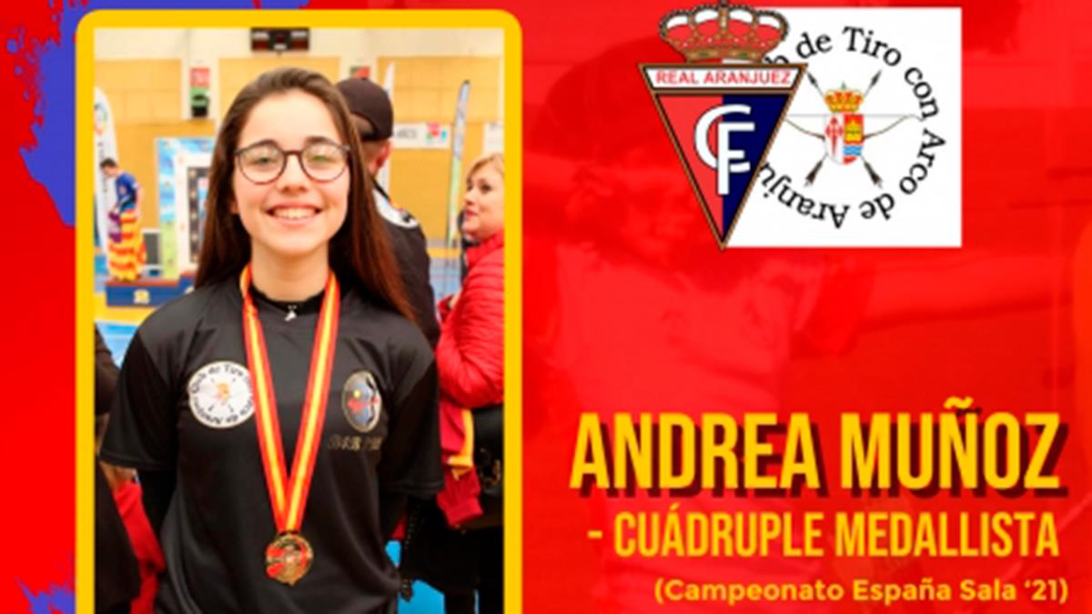 La joven del Club Tiro con arco de Aranjuez hará el saque de honor ante el CD Paracuellos este domingo 15 de mayo