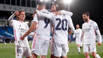 Los blancos ganaron por tres a uno a un Atalanta minado