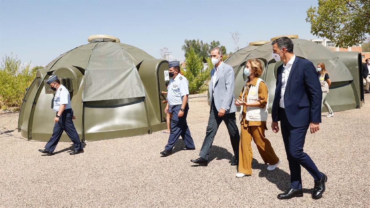 La Base Aérea se ha convertido en el "centro logístico de Europa" para la llegada de los afganos