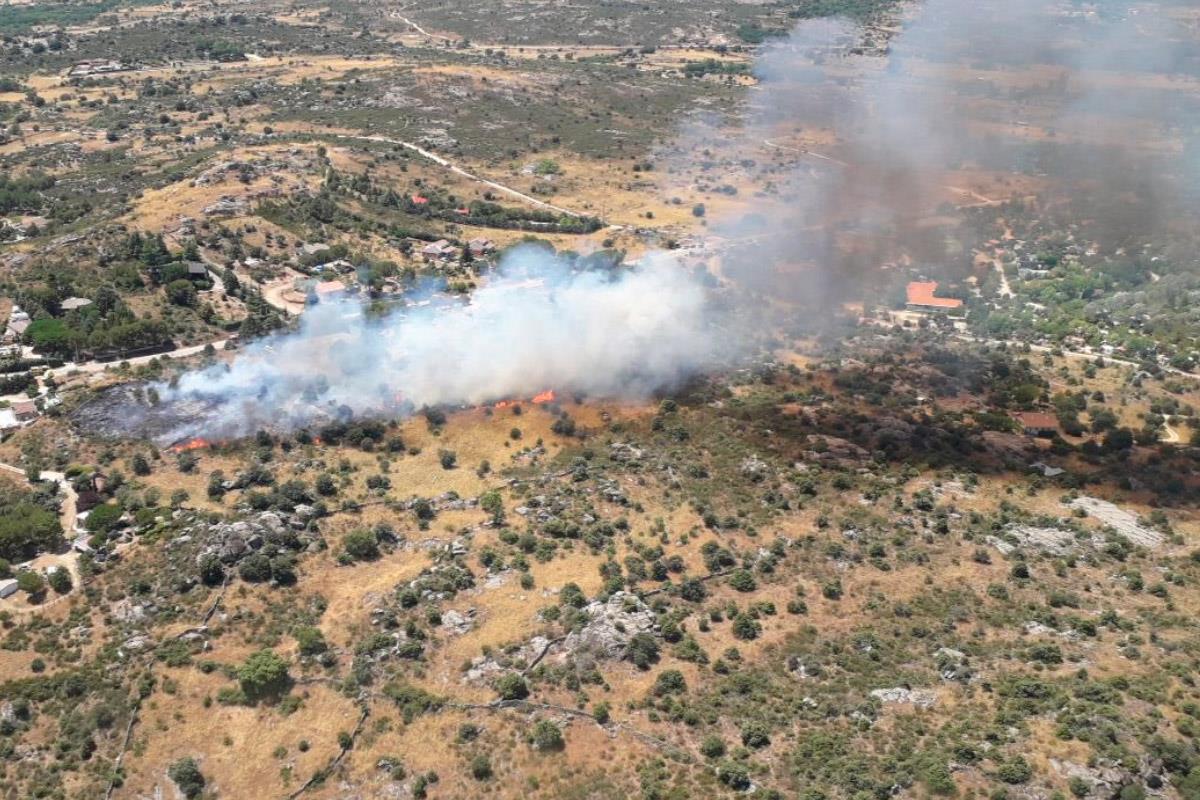 Incendios como el de El Berrueco se están convirtiendo en tónica habitual durante estos días