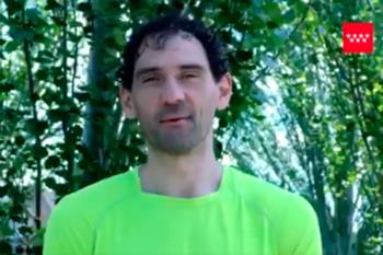 Es el protagonista de un vídeo de la Comunidad de Madrid con relación al deporte al aire libre