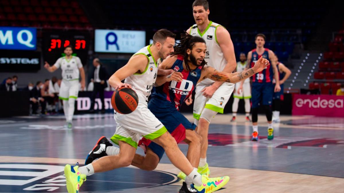 El Baskonia se sobrepuso a los fuenlabreños por 90 a 74