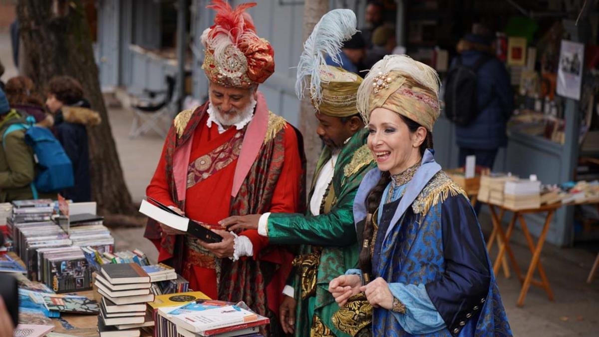 La delegada Marta Rivera de la Cruz les ha acompañado en esta visita enmarcada en la programación navideña del Área de Cultura, Turismo y Deporte