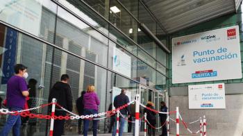 Las citas para la segunda dosis en el Wizink Center se aplazaron hasta en un 40%