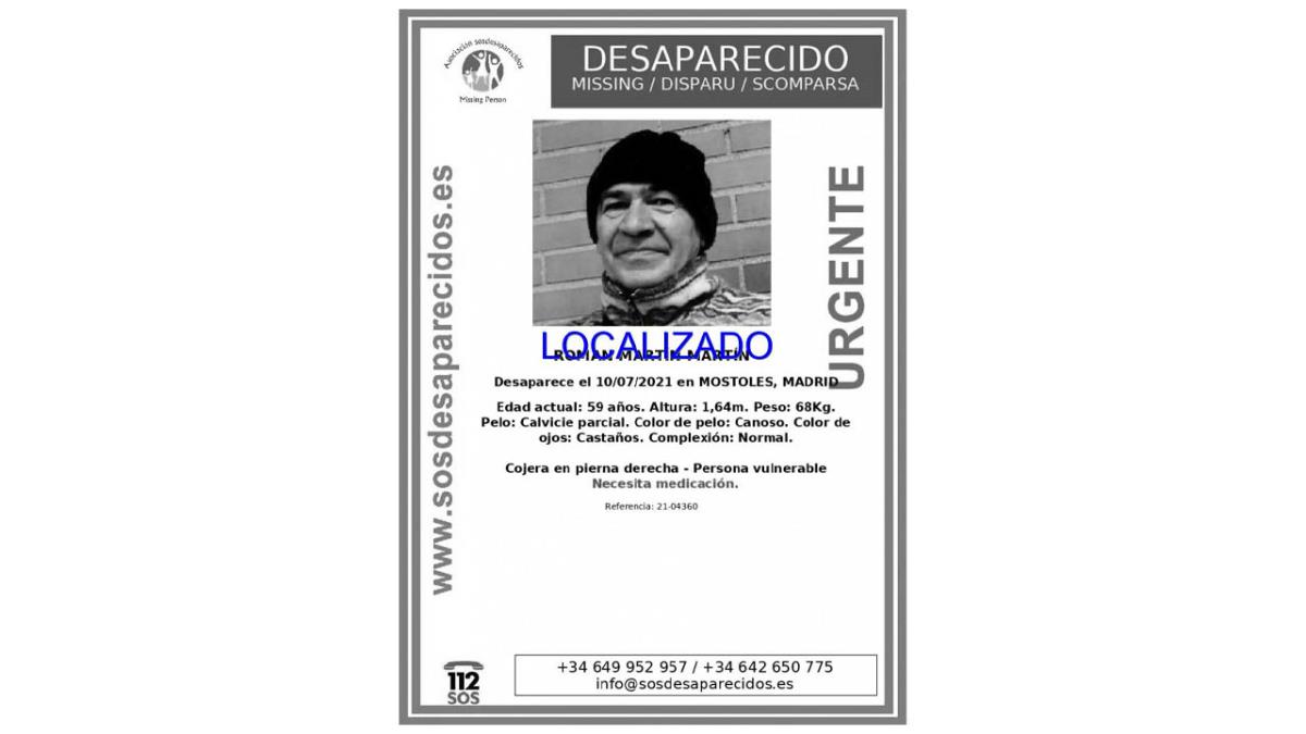 SOS Desaparecidos ha vuelto a informar sobre la desaparición de Jesús Manuel Aguilar