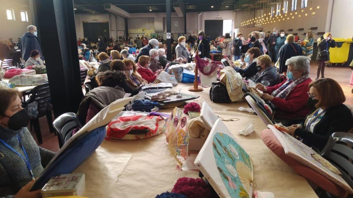 Este sábado se reunirán cerca de 300 encajeras desde las 10:00 de la mañana