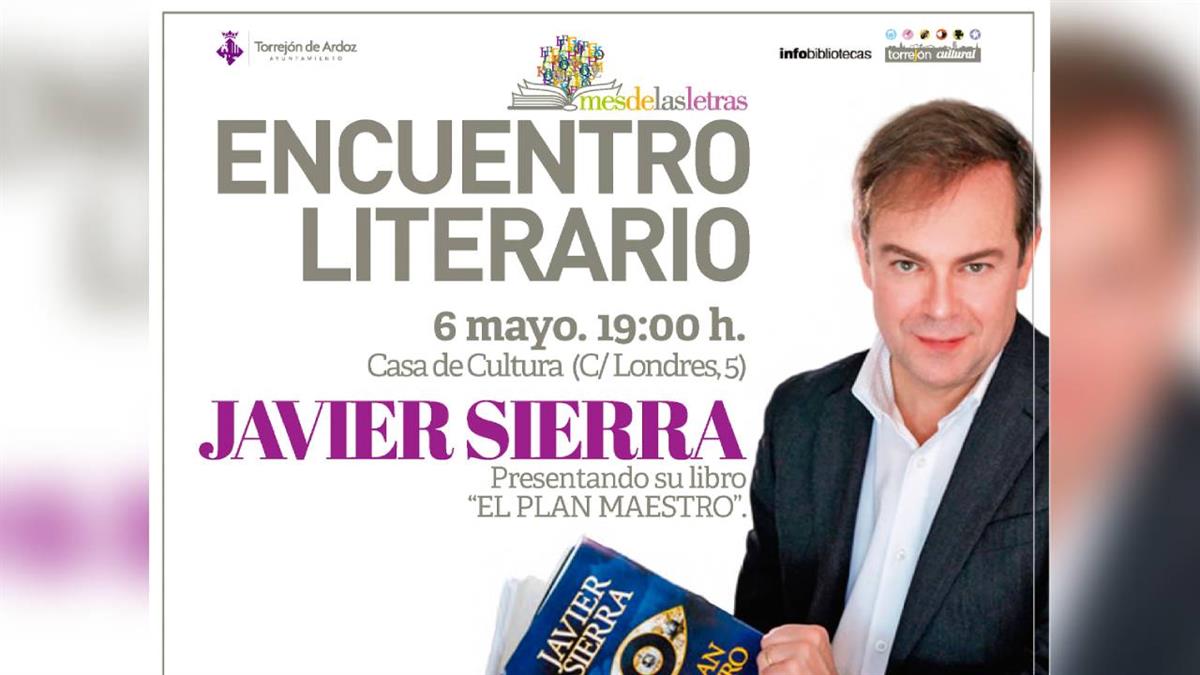 Presentará su nueva novela "El plan maestro" 