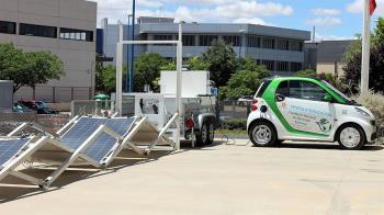 La empresa Polar Developments presenta su estación fotovoltaica en el 7º Encuentro Empresarial Leganés Tecnológico