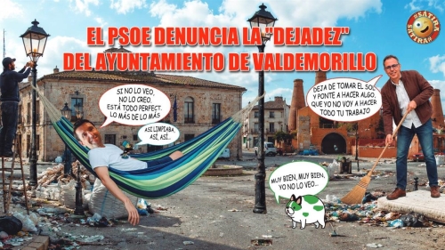 El PSOE denuncia la "dejadez" del Ayuntamiento de Valdemorillo