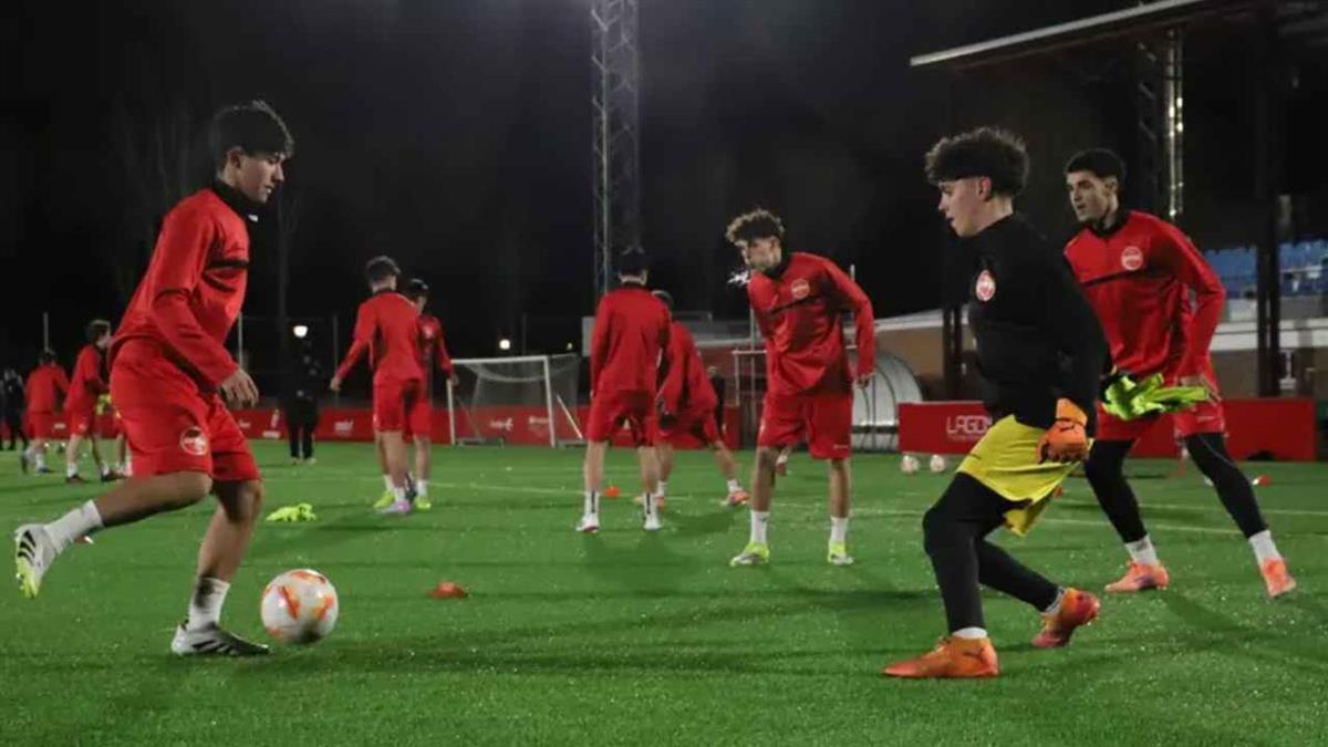 El lunes se entrenaron en las instalaciones federativas Ernesto Cotorruelo