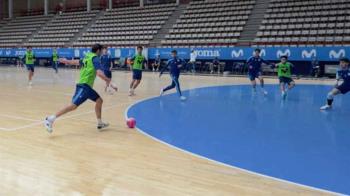 Este lunes, la plantilla realizó una doble sesión de entrenamiento 