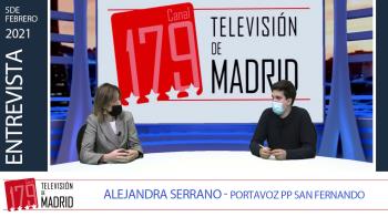 Entrevistamos a la portavoz del PP en San Fernando de Henares Alejandra Serrano 