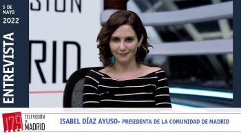 La presidenta regional celebra el aniversario del 4-M en Televisión Digital de Madrid