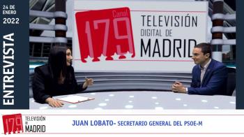 El secretario general del PSOE-M repasa la actividad política regional y los objetivos del partido en Televisión Digital de Madrid